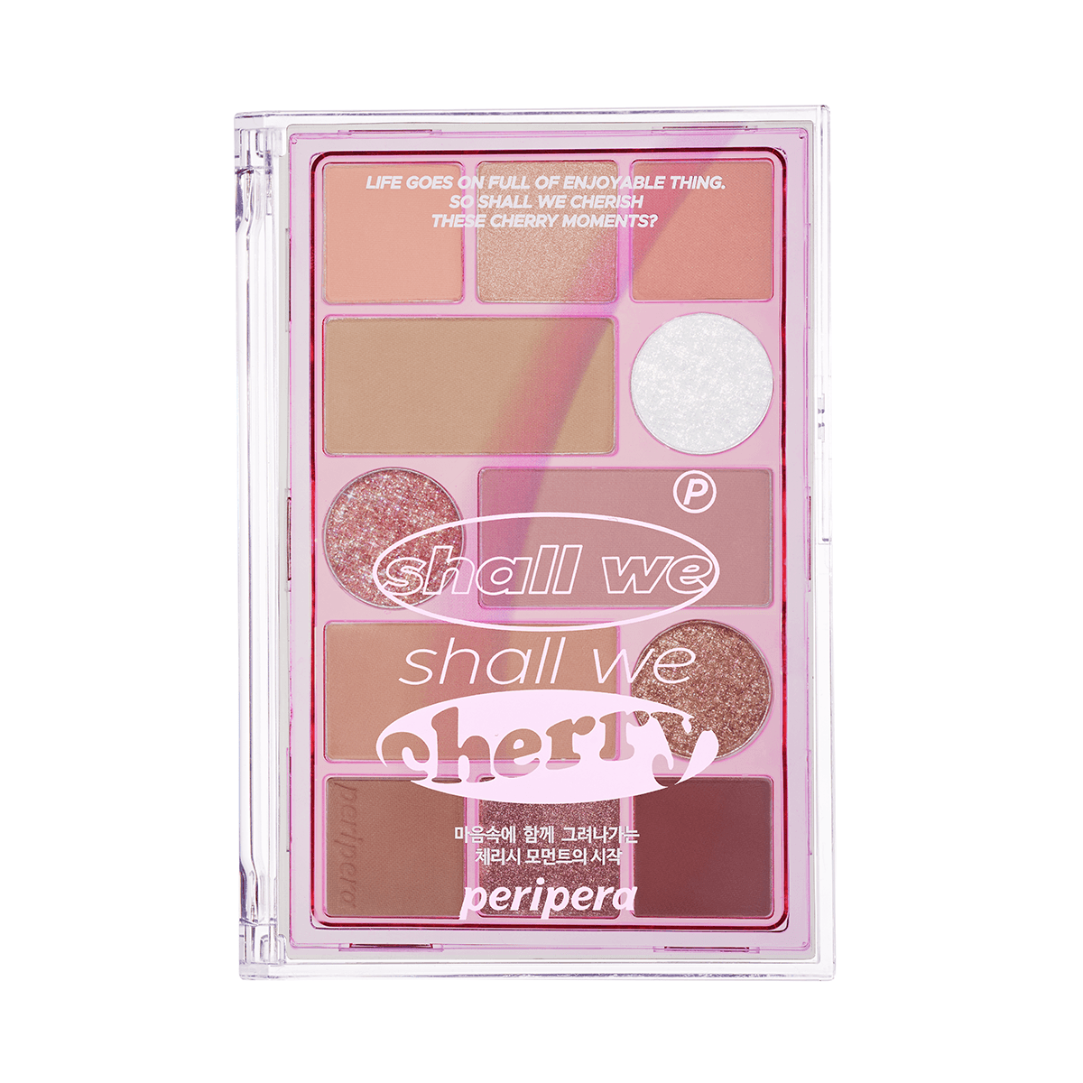 peripera All Take Mood Technique Palette 0.47 oz (2 Colors) EYESHADOW peripera 02 Shall We Cherry