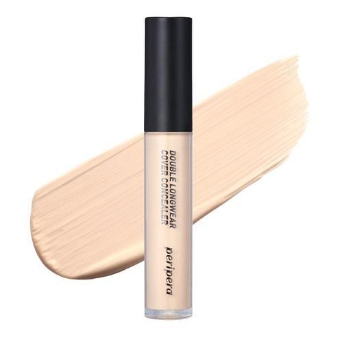 peripera Double Longwear Cover Concealer 5.5g (3 Colors) Face Concealer peripera #01 PURE IVORY
