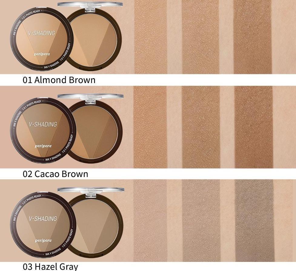 peripera Ink V Shading 9.5g (3 Colors) Contour Powder peripera