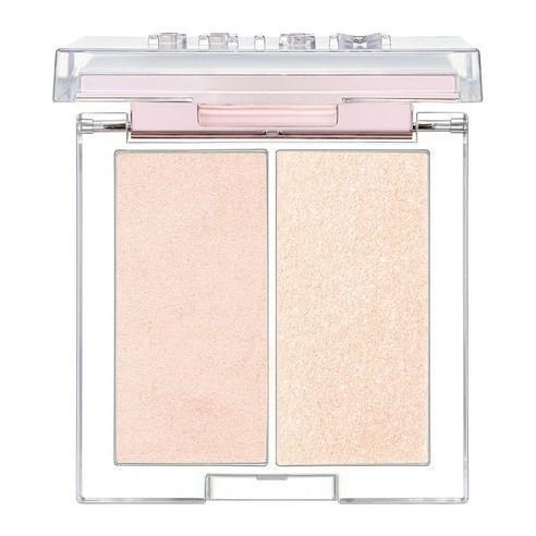 CLIO Prism Highlighter Duo 2.8g X 2ea (2 Colors) Face Highlighter CLIO #01 Cream Fizz