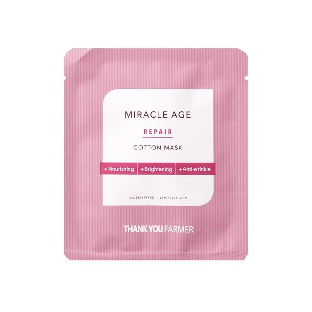 [THANK YOU FARMER] Miracle Age Repair Cotton Mask 25ml X 1ea Mask Sheet THANK YOU FARMER