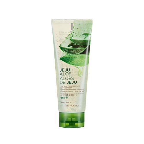 THE FACE SHOP Jeju Aloe Fresh Soothing Foam Cleanser 150ml-thekimyoung.com