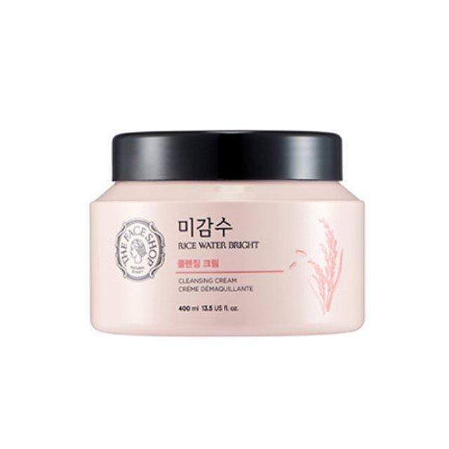 THE FACE SHOP RICE WATER BRIGHT Cleansing Cream 400ml-thekimyoung.com