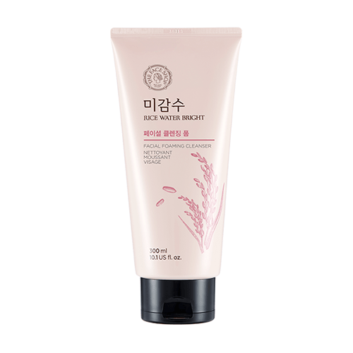 THE FACE SHOP Rice Water Bright Foaming Cleanser 300ml-thekimyoung.com