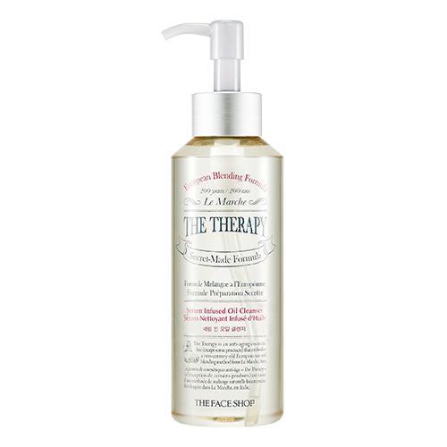 THE FACE SHOP THE THERAPY Serum Infused Oil Cleanser 225ml-thekimyoung.com