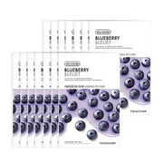 THE FACE SHOP REAL NATURE Face Mask #Blueberry (20g X 10ea)-thekimyoung.com