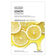 THE FACE SHOP REAL NATURE Face Mask #Lemon (20g X 10ea)-thekimyoung.com