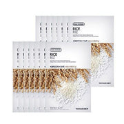 THE FACE SHOP REAL NATURE Face Mask #Rice (20g X 10ea)-thekimyoung.com
