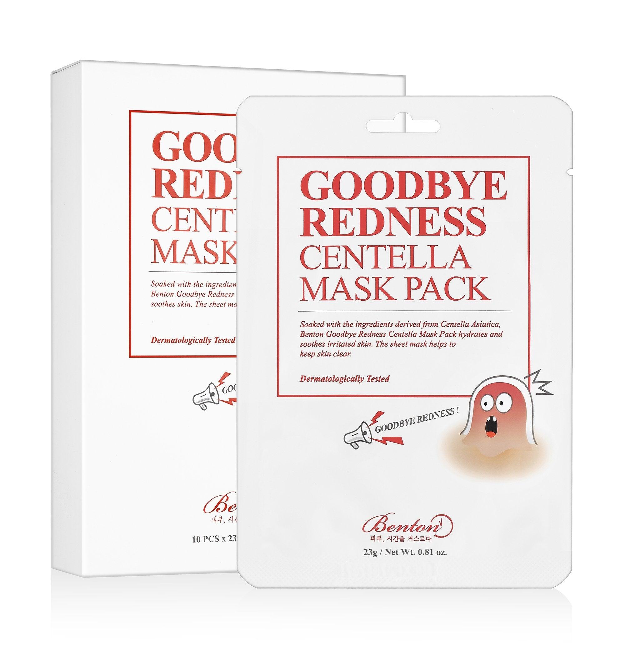 Benton Goodbye Redness Centella Sheet Mask - 10 Pack-thekimyoung.com