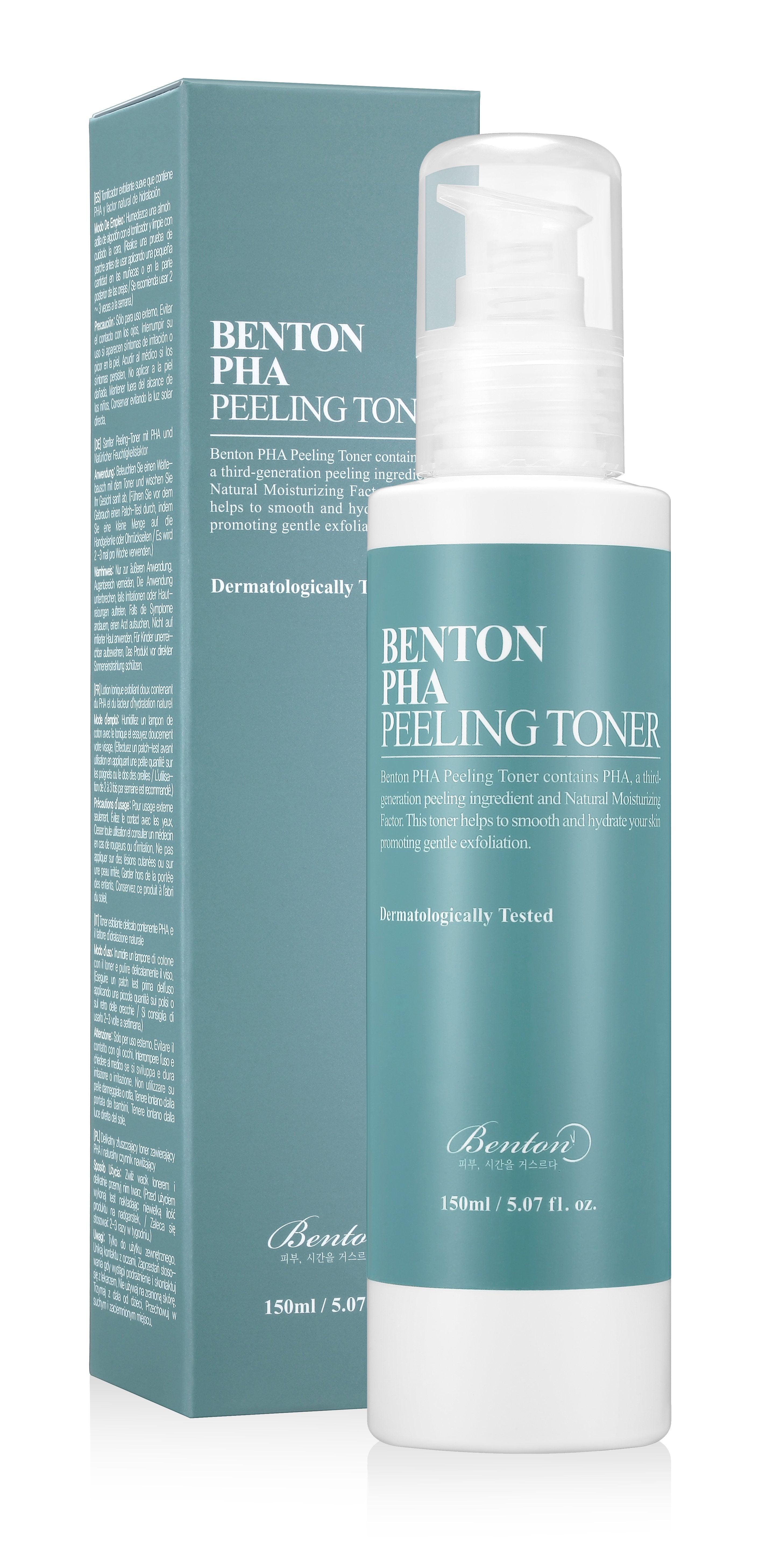 Benton PHA Peeling Toner 150ml - Exfoliating Hydration-thekimyoung.com