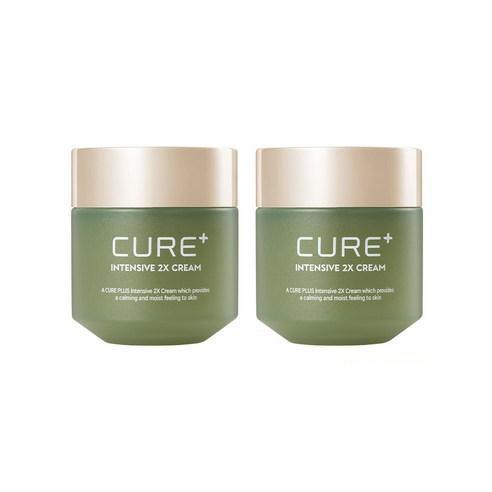 [KIM JEONG MOON Aloe] Cure Plus intensive 2X Cream 50g X 2ea Moisturizer Cream KIM JEONG MOON Aloe