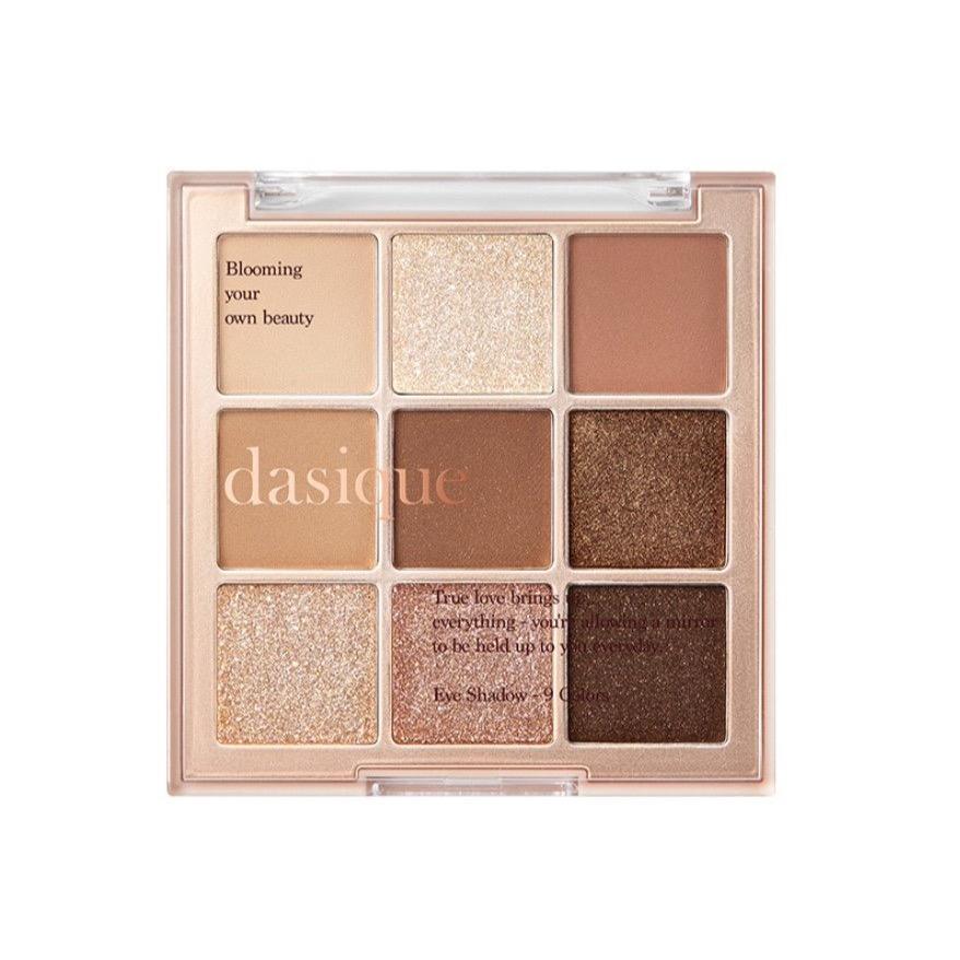 dasique Shadow Palette 9 Colors 7g #01 Sugar Brownie EYESHADOW dasique