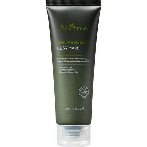 Isntree Real Mugwort Clay Mask 100ml-thekimyoung.com