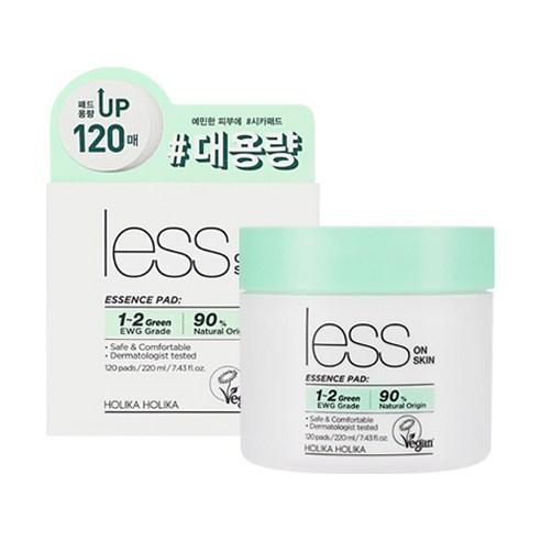 [HOLIKA HOLIKA] Less On Skin Essence Pad 120ea(220ml) Toner Pad HOLIKA HOLIKA