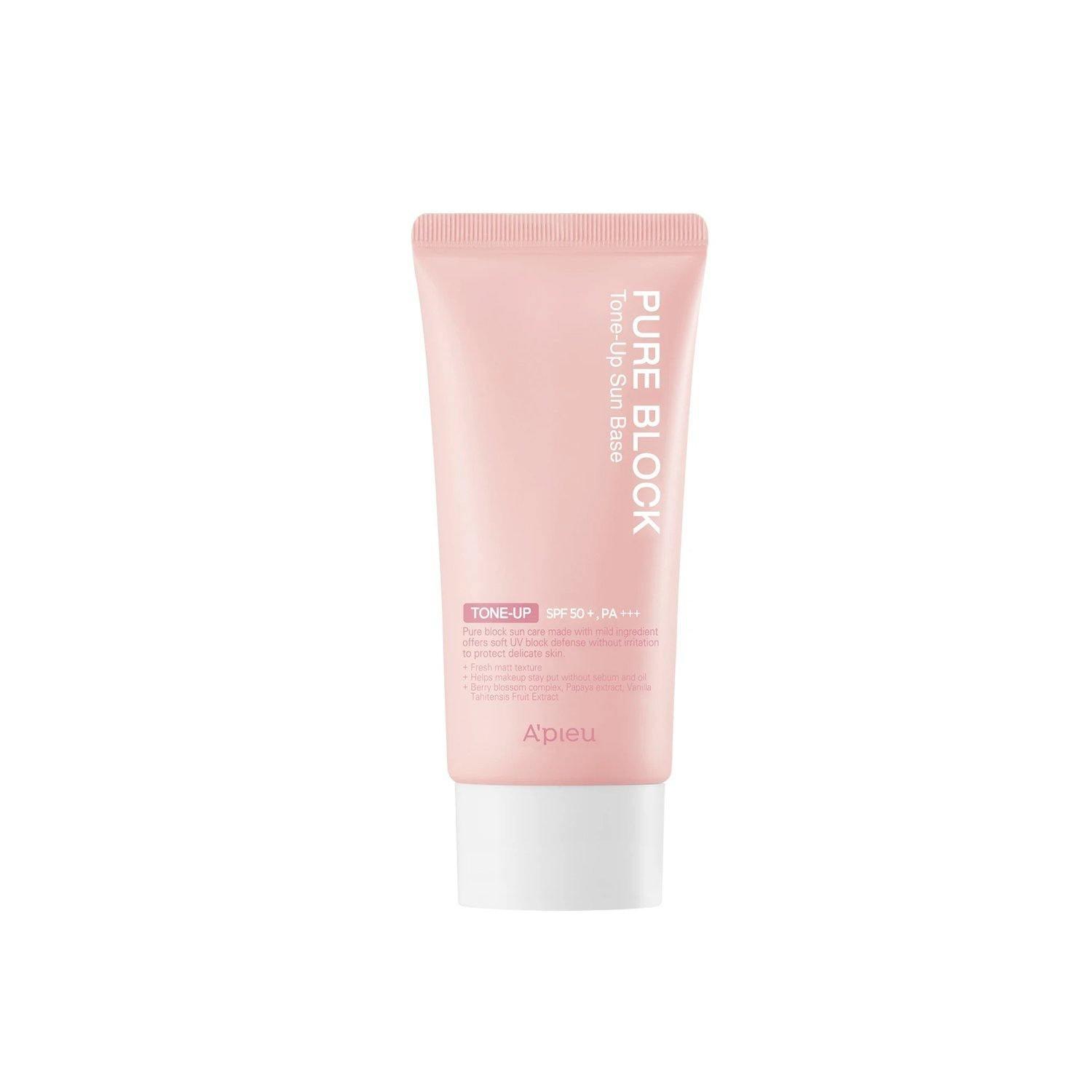 A'pieu Pure Block Tone-Up Sun Base SPF50+/PA+++ 50ml-thekimyoung.com