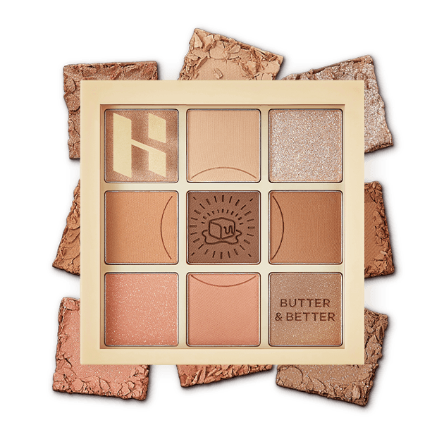 [HOLIKA HOLIKA] My Fave Mood Eye Palette Butter&Better Collection 8g #ANG BUTTER EYESHADOW HOLIKA HOLIKA