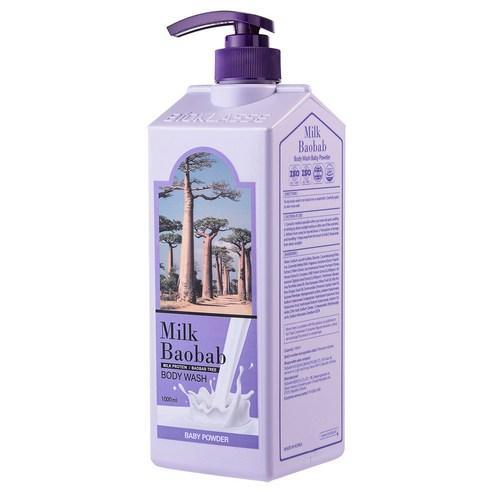 BIOKLASSE MILK BAOBAB Body Wash 1000ml - Baby Powder Scent Body Wash BIOKLASSE