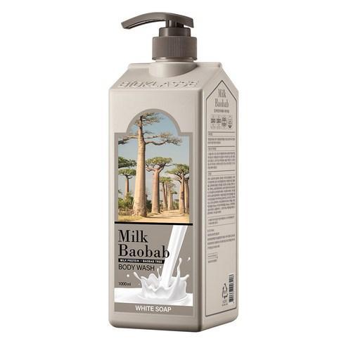 BIOKLASSE Milk Baobab Body Wash 1000ml - White Soap Body Wash BIOKLASSE