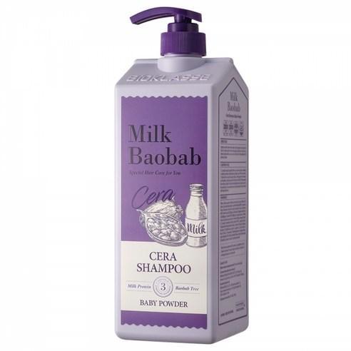BIOKLASSE Milk Baobab Hair Shampoo 1200ml - Baby Powder Scent Shampoo BIOKLASSE
