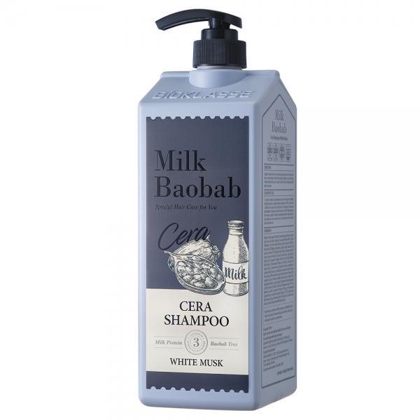 BIOKLASSE Milk Baobab Hair Cera Shampoo 1200ml - White Musk Shampoo BIOKLASSE