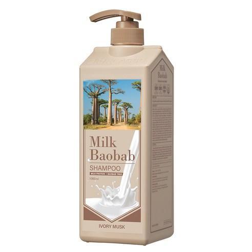 BIOKLASSE Baobab Milk Hair Shampoo 1000ml - Ivory Musk Shampoo BIOKLASSE