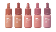 peripera Ink The Velvet 4g #Nude-Brew (5 Colors) Lip Stains peripera