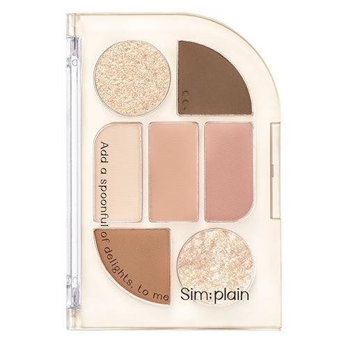 peripera Simplain Eye Palette 1.5gx1.17gx2.18g x 4 (2 Colors) EYESHADOW peripera 01 Off Beige