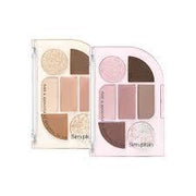 peripera Simplain Eye Palette 1.5gx1.17gx2.18g x 4 (2 Colors) EYESHADOW peripera