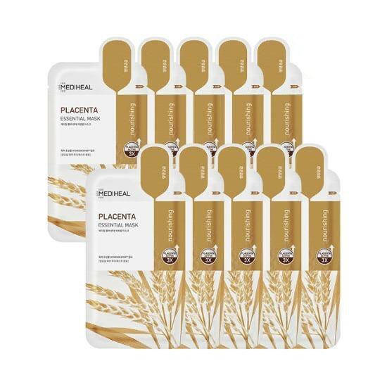 MEDIHEAL Placenta Essential Mask Sheet 10P-thekimyoung.com
