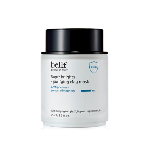 belif Super Knights Purifying Clay Mask 75ml Clay Masks belif