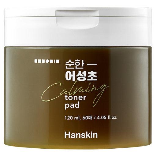 Hanskin Houttuynia Calming Toner Pad 120g(60ea)-thekimyoung.com