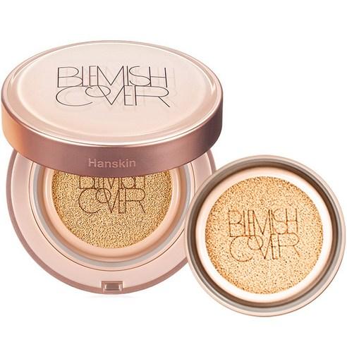 Hanskin Semi Matte Blemish Cover Conceal Cushion 11g+11g(Refill) SPF 50+ PA+++ (2 Colors) Cushion Foundation Hanskin #No. 21 Cream