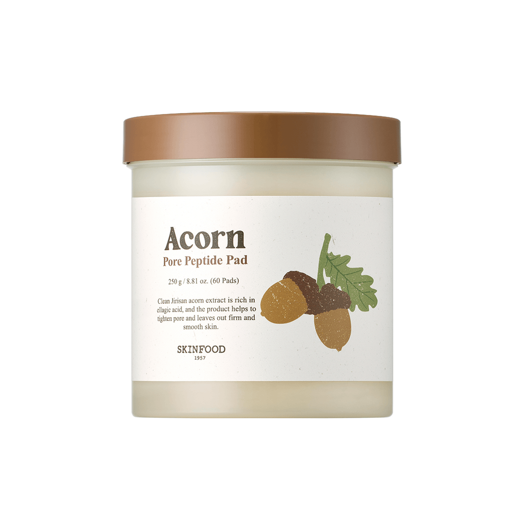 SKINFOOD Acorn Pore Peptide Pad 250g (60 Pads)-thekimyoung.com