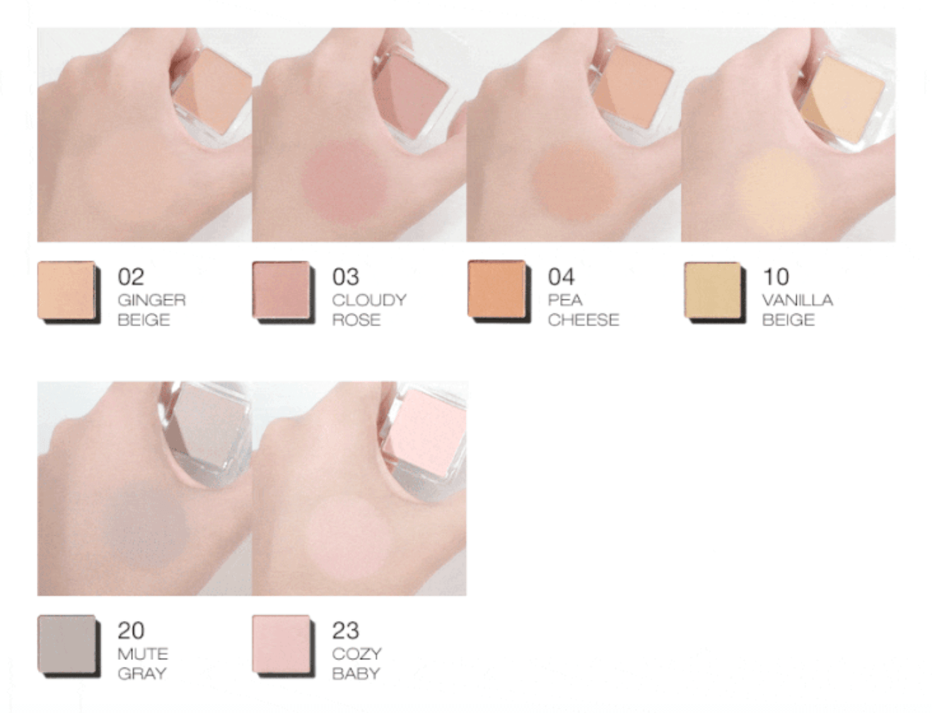 tooq One By Genuine Magnetic Eye Shadow #Base Matte-thekimyoung.com