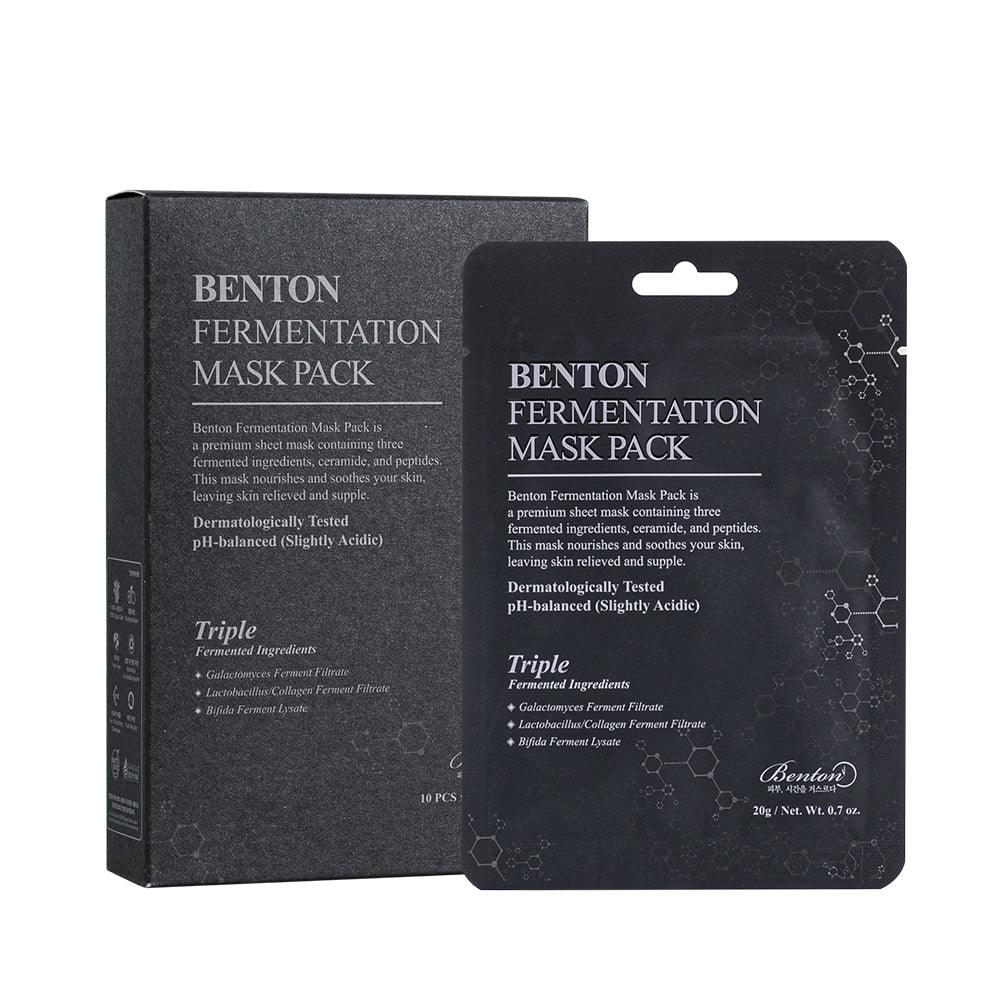 Benton Fermentation Mask Pack - 20g x 10 Sheets-thekimyoung.com