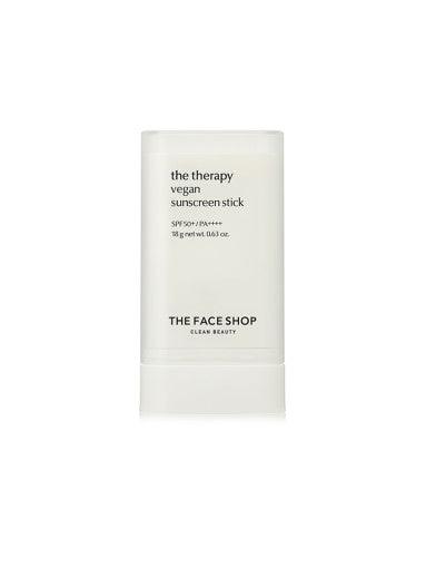 THE FACE SHOP The Therapy Vegan Sunscreen Stick SPF50+ PA++++ 18g Sun Stick THE FACE SHOP