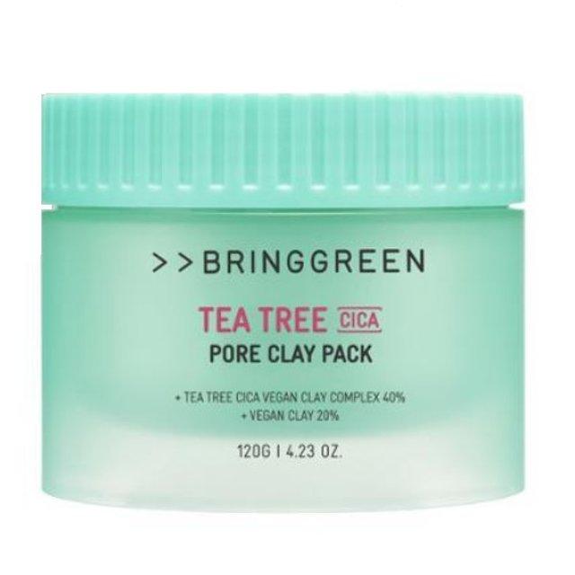 BRINGGREEN Tea Tree Cica Pore Clay Pack 120g Clay Masks BRINGGREEN