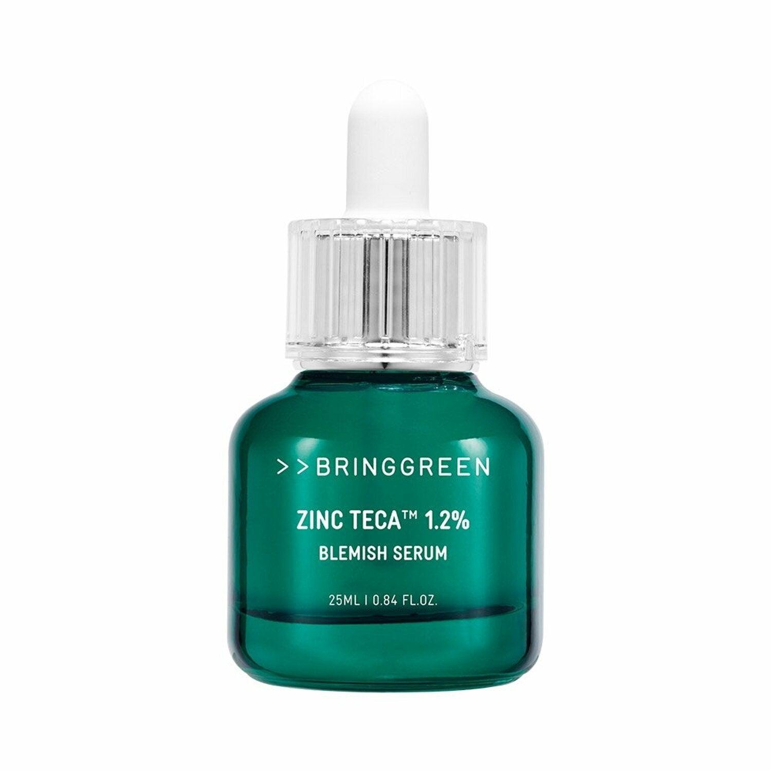 BRINGGREEN Zinc Teca 1.2% Blemish Serum 25ml Face Serum BRINGGREEN