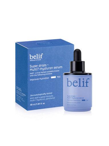 belif Super Drops Multi7-Hyaluron Serum 30ml-thekimyoung.com