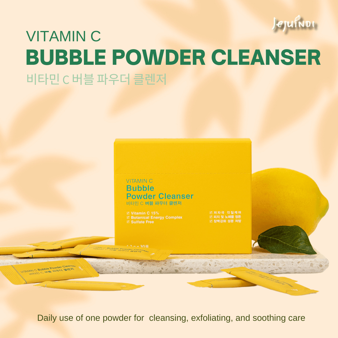 [JEJU INDI] Vitamin C Bubble Powder Cleanser 30ea-thekimyoung.com