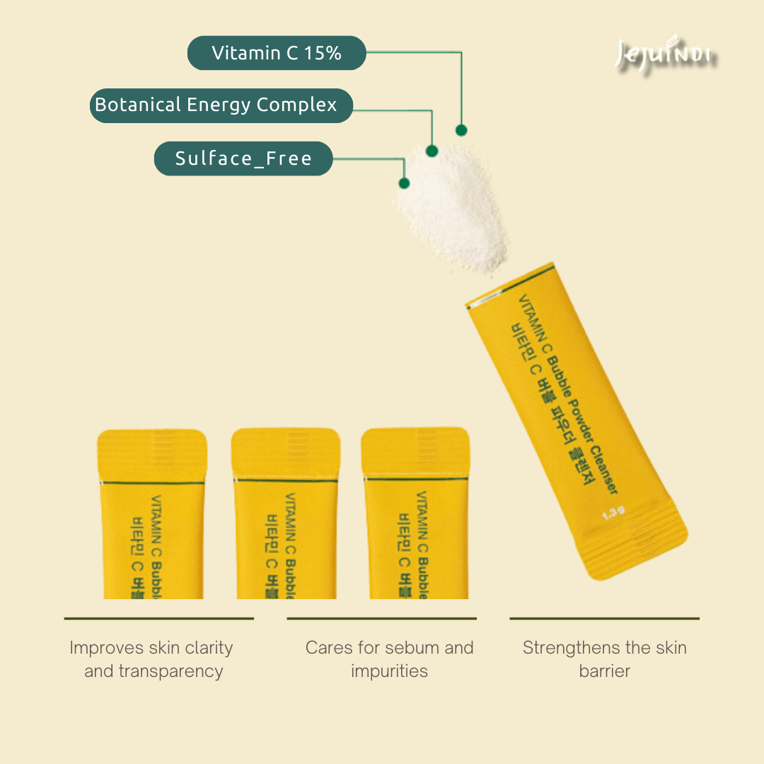 [JEJU INDI] Vitamin C Bubble Powder Cleanser 30ea-thekimyoung.com