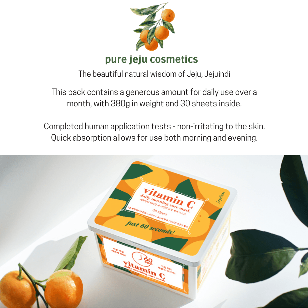 JEJU INDI Vitamin C Daily Morning Care Mask 380g-thekimyoung.com