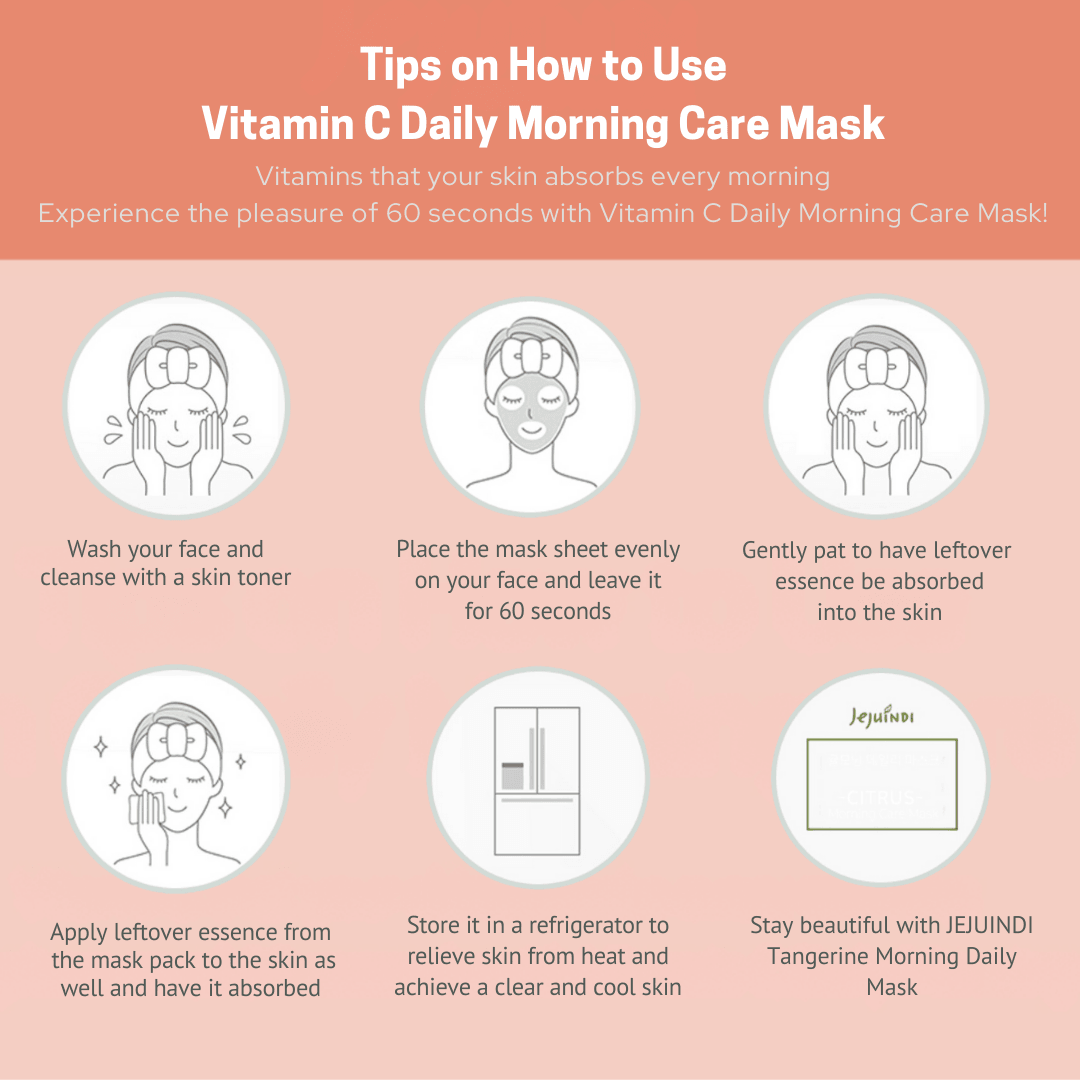 JEJU INDI Vitamin C Daily Morning Care Mask 380g-thekimyoung.com