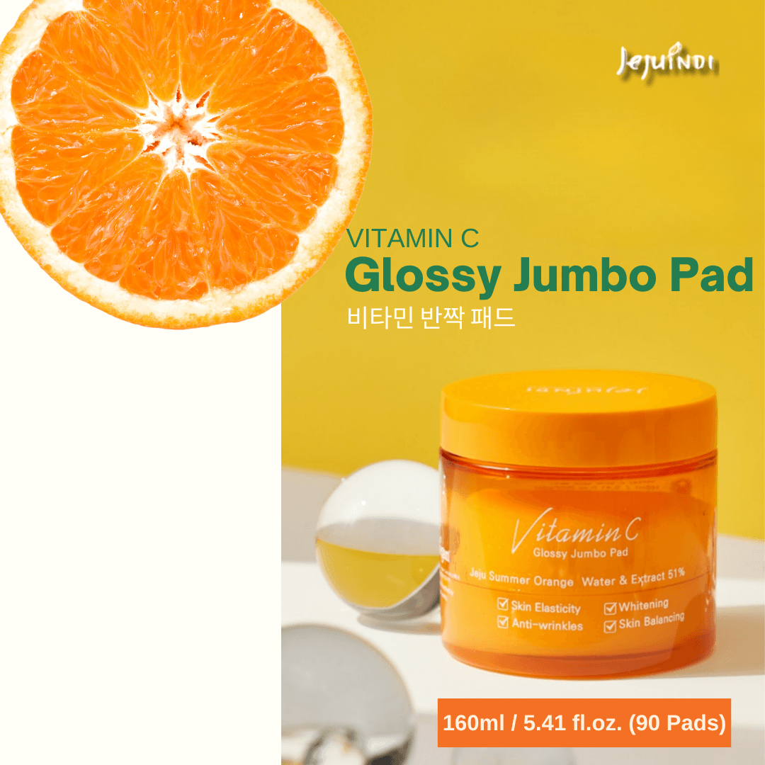 [JEJU INDI] Vitamin C Glossy Jumbo Pad 160ml-thekimyoung.com