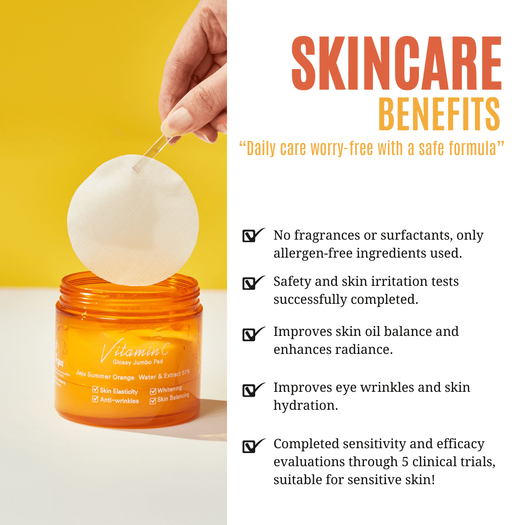 [JEJU INDI] Vitamin C Glossy Jumbo Pad 160ml-thekimyoung.com