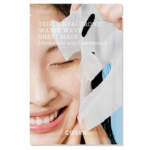 COSRX Hydrium Triple Hyaluronic Water Wave Sheet Mask (10 Sheets) Facial Mask COSRX