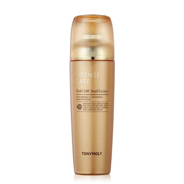 TONYMOLY Intense Care Gold 24K Snail Emulsion 140ml-thekimyoung.com