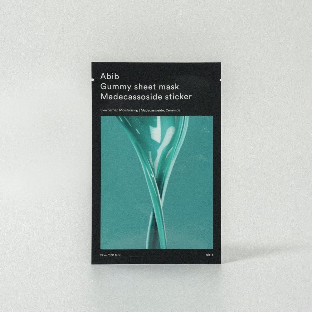 Abib Gummy sheet mask Madecassoside sticker 27ml X 10 Pc Mask Sheet Abib
