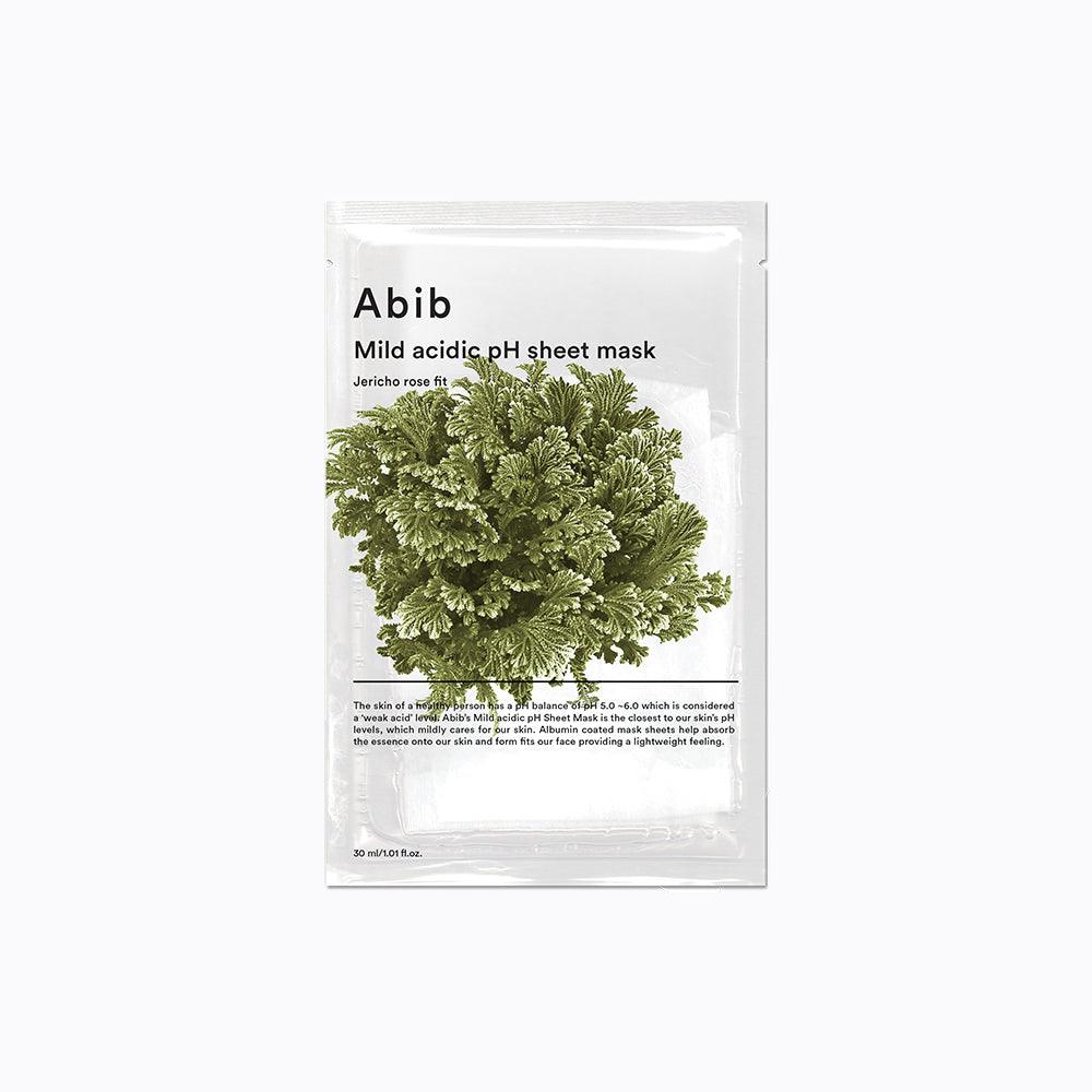 Abib Mild acidic pH sheet mask Jericho rose fit 30ml X 10pc Mask Sheet Abib