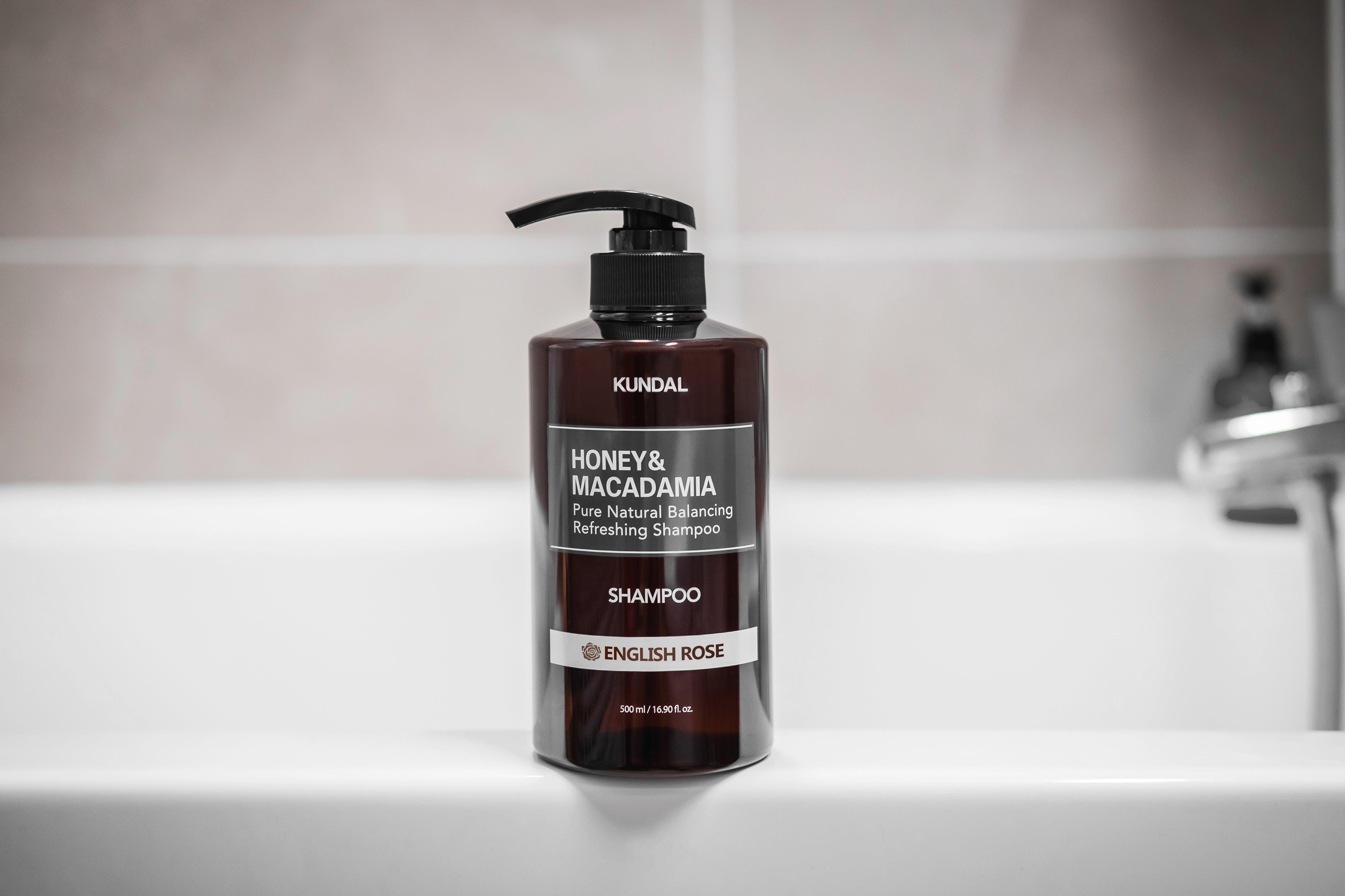 KUNDAL HONEY&MACADAMIA Pure Natural Balancing Refreshing Shampoo 500ml #ENGLISH ROSE-thekimyoung.com
